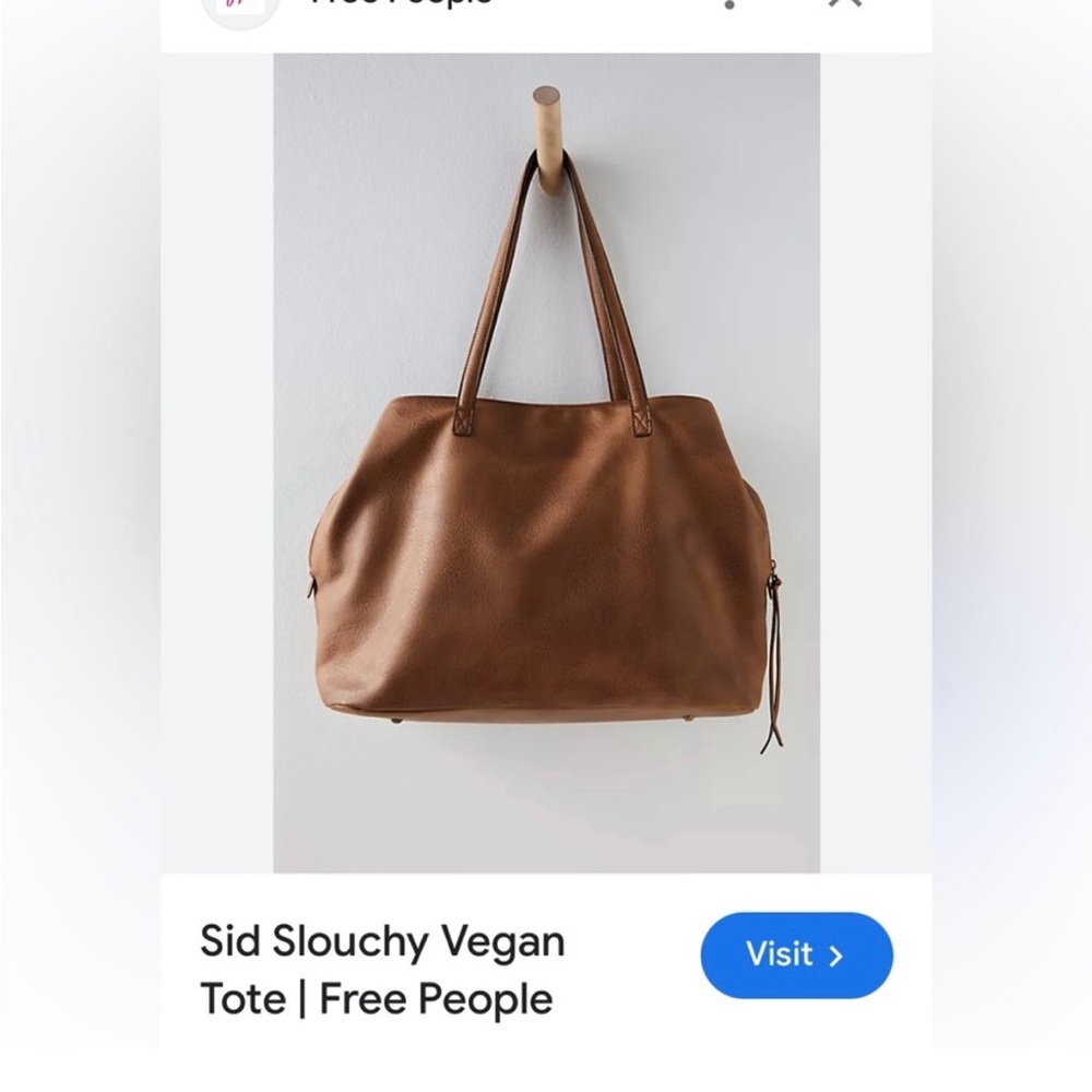 Free People Sid Slouchy Vegan Purse - Picture 3 of 5